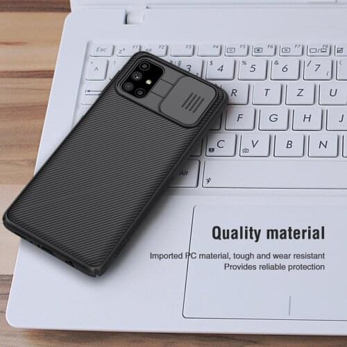 For Samsung Galaxy M51 Case Nillkin Lens Protect Case Anti-skid CamShield Camera Protection Back Cover For Samsung M51