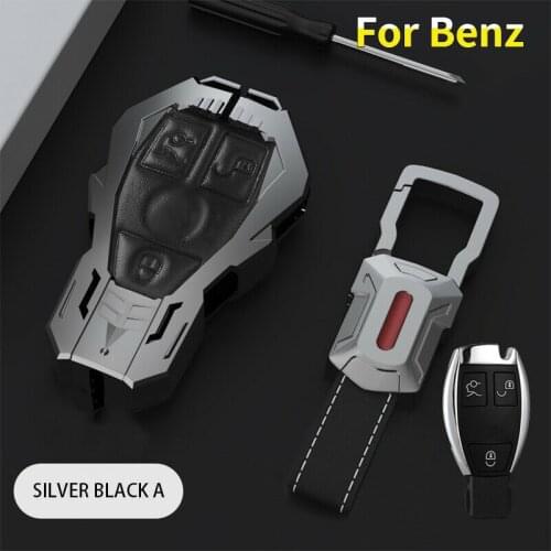 Zinc Alloy Car Remote Key Shell Key Case Cover for Mercedes Benz Class W205 E Class W212 A B S GLC GLA GLK Car Accessories