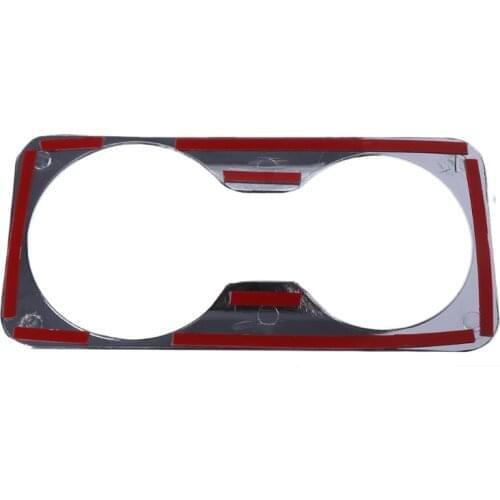 Front Back Water Cup Decorative Chrome Cover Sticker For Kia Sportage R Car Accessories