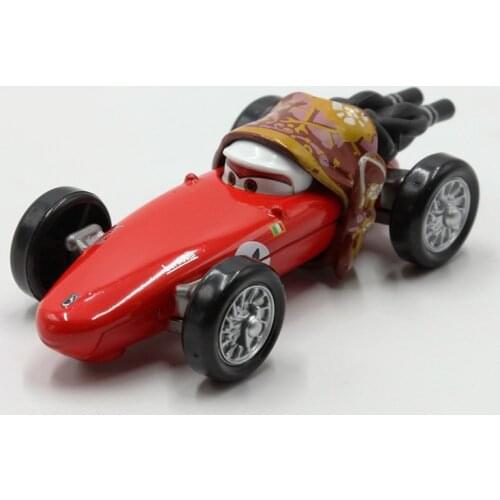 Disney Pixar Cars F1 Francesco Bernoulli MoM 1:55 Scale Diecast Metal Alloy Kids Toy Children Racing Car Lightning McQueen