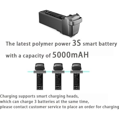 HUBSAN Zino Pro+ PLUS Drone 11.4V 5000mAh 3S 43mins Flight Intelligent Original Battery RC Quadcopter Spare Parts