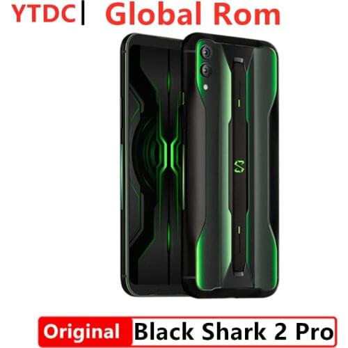 Global Rom Black Shark 2 Pro 12GB RAM 128GB ROM Gaming Smartphone 6.39" AMOLED Screen Snapdragon 855+ 48MP 4G Game Mobile Phone