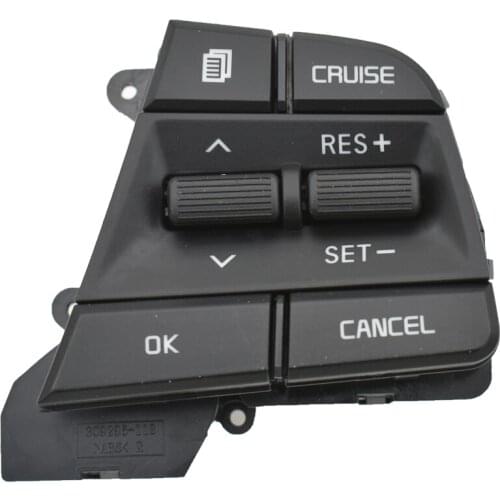 Car Cruise Control Steering Wheel Buttons Switch For Hyundai elantra AD Solaris 2017 2018 1.6L with Bule backlight