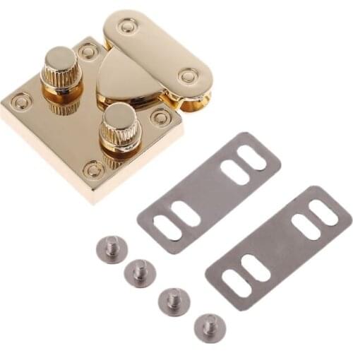 Metal Handbag Clasp Turn Lock Buckle Bag Accessories for DIY Bag Purse Hardware Closure 28GD