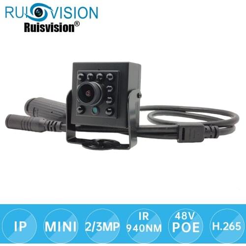 MINI IP Camera 2MP 3MP 48V POE Camera IR Night Vision Surveillance Video Camera P2P Network Cam For Home Indoor Security System