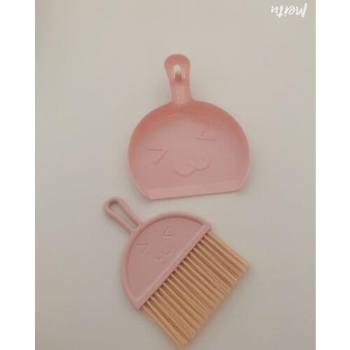 Mini Cleaning Set Creative Bedroom Kitchen Desktop Cleaning Brush Multi-Function Broom Dustpan Set
