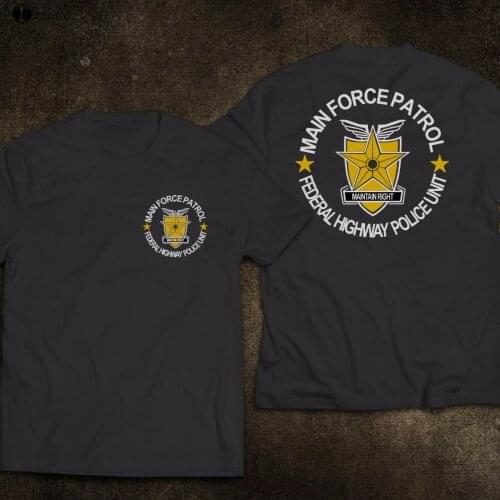 New Main Force Patrol Federal Higway Police Unit Mad Max Movie 2019 New Summer Style Fashion Short Sleeve Korean T-Shirts