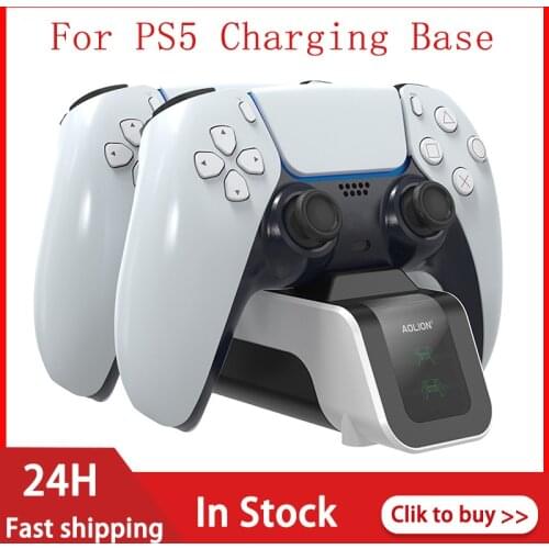 New For PS5 DualSense Controller USB 3.1 Type-C Fast Charging Dock Station Dual Charger For Sony PlayStation5 Joystick Gamepad