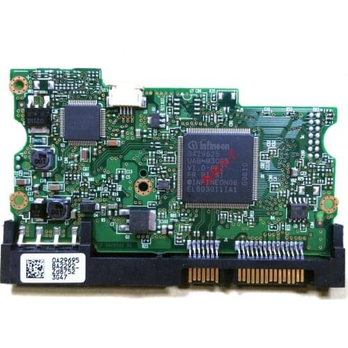 HDD PCB Printed Circuit Board F 0A29582 01 with Label 0A29625 for Hitachi ExcelStor Hard Drive 3.5 SATA Interface OA29582