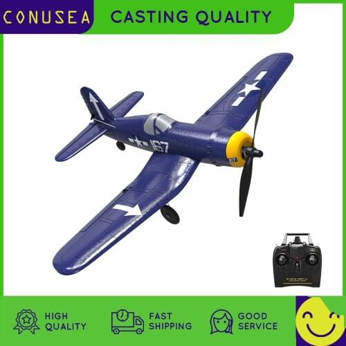 Conusea Rc airplane F4U 761-8 400mm Wingspan EPP One-Button Stunt Performance 2.4GHz 4CH Fixed Wing Model Aircraft Glider Plane