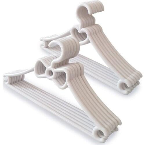 Modern Tedarikcenter White Baby Hanger Child Hanger 6 Pcs