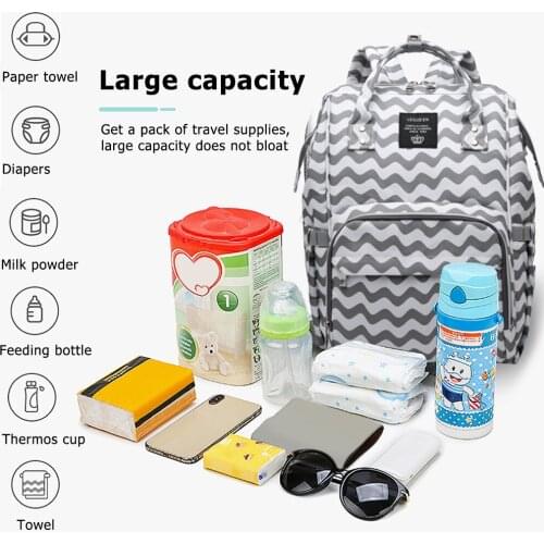 NEW Mommy Diaper Bag Large Capacity Baby Nappy Bag Designer Nursing Bag Fashion Travel Backpack Baby Care Bag for Mother Kid