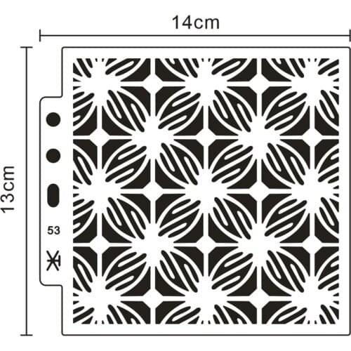 13x14cm Stars Spend Scrapbook Stencils Spray Plastic Mold Shield DIY Cake Hollow Embellishment Printing Lace Ruler Valentine