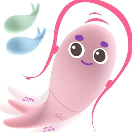 Whale Vibrator 10 Speeds Clitoris Stimulation Adult Sex Toys for Women Vibrating Egg G-spot Massage Vaginal Tighten Exercise