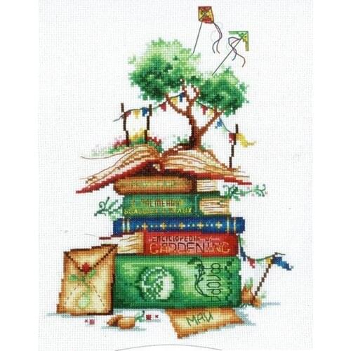 Manufacturer Embroidery Country Stories Funny Cross Stitch Pattern Books with 100% Cotton Floss & Free Shipping for Wall Decor