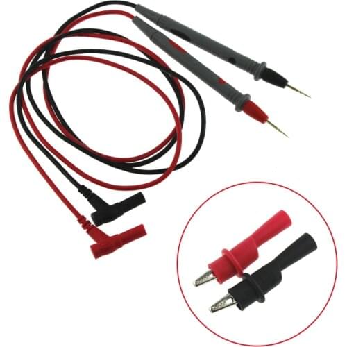 Alligator Clips Clamp Cable Digital Multimeter Test + 1000V 20A Test Lead
