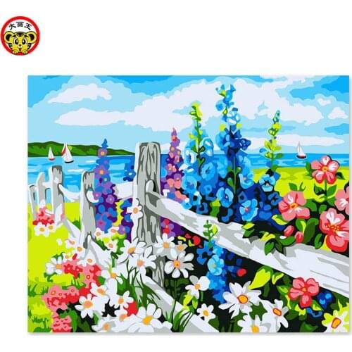 Painting by numbers art paint by number Digital painting manual DIY decorative painting room sofa background paintings by a riot