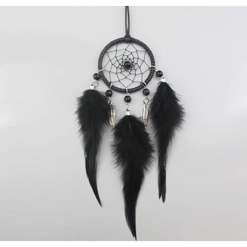 1pcs Dream catcher Indian feather cute car Pendant home bedroom wall hang girl Decoration pendant creative gift car decor
