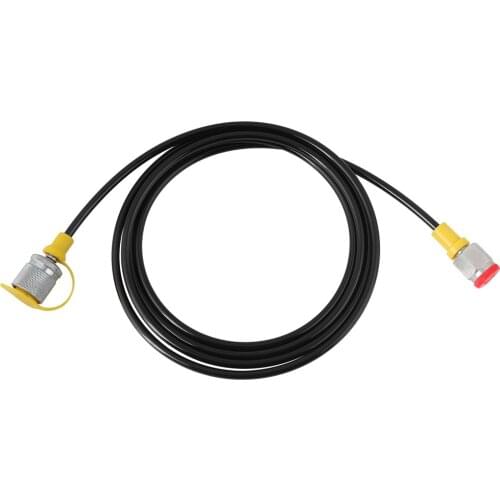 1PC M16X2-1/4BSP Hydraulic Pressure Test Hose 2.0m/6FT Testing Coupling Point Hoses Functional Black