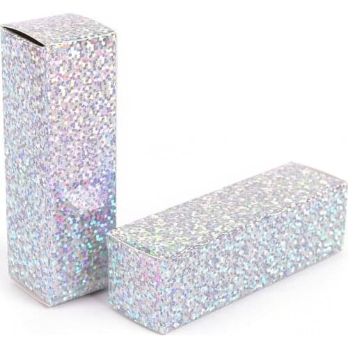 10pcs/lot Lipstick Tube DIY Packing box Lip Balm Tube Packaging Carton Box Colorful Kraft Paper Gift 25*25*88mm