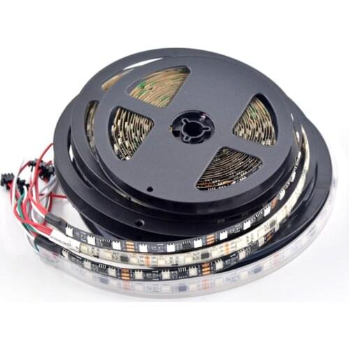 100M 20x 5M 60LEDs/m Black WHITE 60LEDs/m 5050 RGB Full color WS2811 Dream color IP30 IP65 IP67 LED Strip Light DC12V