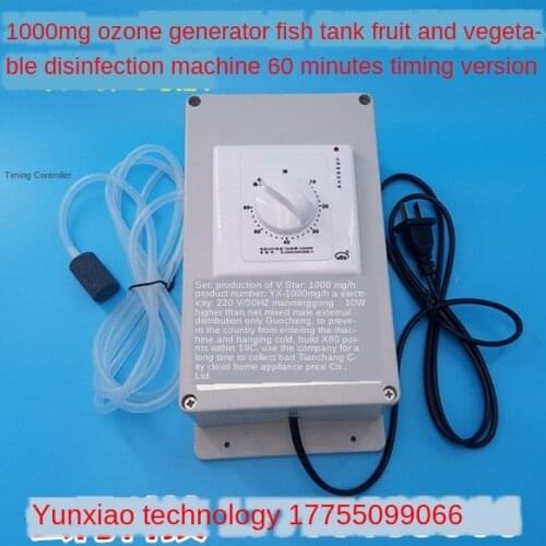 1000mg Ozone Generator (220V And Timer Switch) Wash Dish Disinfection Machine Fruit And Vegetable Detoxification Machine