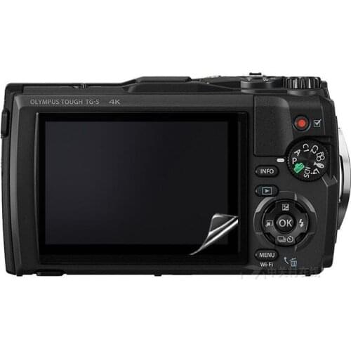 3 x Clear Soft PET LCD Screen Protector Cover Guard for Olympus Tough TG3 TG-3 TG-4 TG4 TG5 TG-5 TG6 TG-6 Camera Protective Film