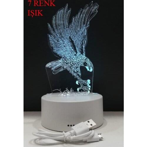 3d Luminous Eagle Night Lamp