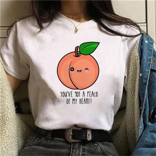 Pineapple Fruit Clothing 90S Womens T-shirt Printed T-shirt Fashion Womens Top Graphic T-shirt Womens Kawaii Camisas T-shirt