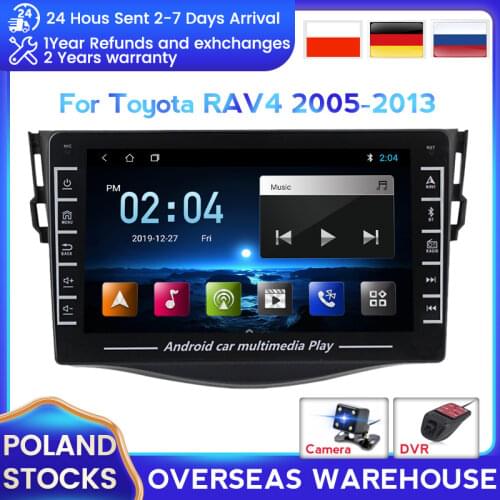 TS7 For Tayota Rav4 2006 2007 2008 2009 2010 - 2012 1280*720 BT WIFI multimedia 2 din car radio audio IPS screen 1G RAM 16G ROM