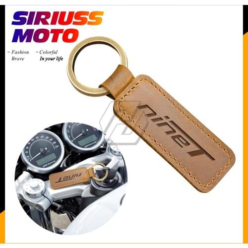 Motorcycle Cowhide Keychain Key Ring Case for BMW Motorrad R Nine T Pure Nine-T