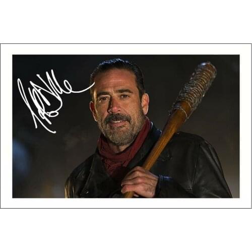 THE WALKING DEAD JEFFREY DEAN MORGAN SIGNED Art Silk Poster Print 24x36inch