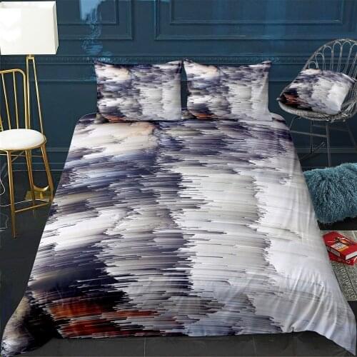 Abstract Glitch Pixel 205 Bedding Set For Bedroom Soft Bedspreads For Double Bed Home Duvet Cover Quality Quilt Cover