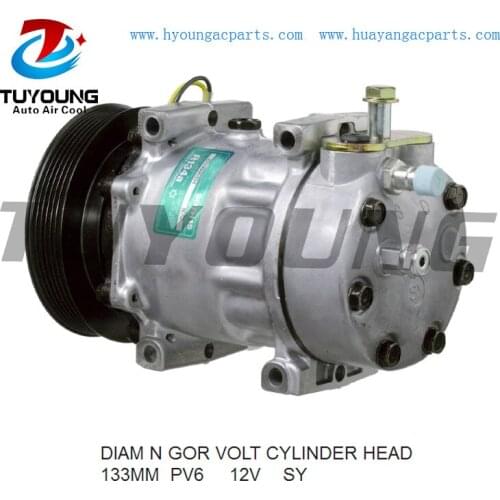 7H15 709 auto ac compressor for Saab 9000 2.0 2.3 96 - 98 4758181 4868659 R134A