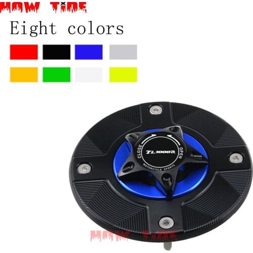 Motorcycle Fuel Gas Cap Petrol Tank Cover CNC Quick Release Cover for Suzuki TL1000R TL 1000R TL1000 R 1998-2003