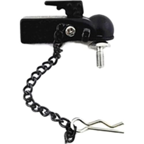 RC Metal Trailer Hook Connector Coupler For 1/10 RC Crawler Car Traxxas TRX4 Bronco RC4WD D90 D110 Axial SCX10 90046 JIMNY G500