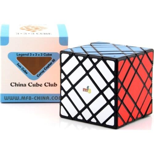 Original High Quality MF8 Elite 4 Layer Skewed Magic Cube Skewbed Wisdom Speed Puzzle Christmas Gift Ideas Toys For Children