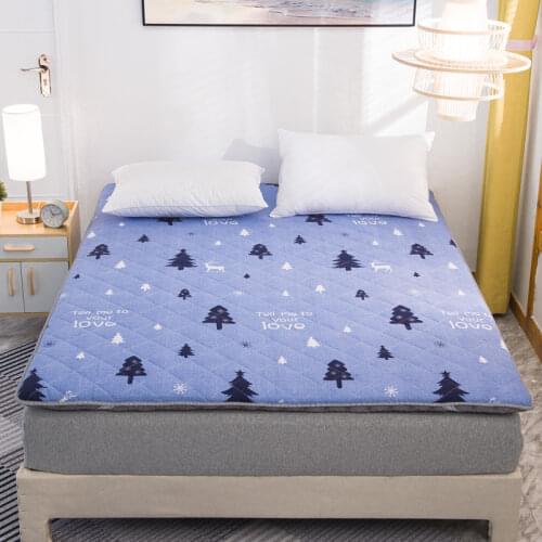 Anti-slip Tatami Mattress Bed Mattress Single Double Mattress Topper Bed Cushion Student Dormitory Bed Pad Floor Sleeping Mat