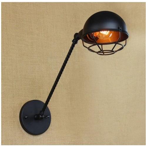 Retro Loft Style Decorative Edison Wall Sconce Bedside Wall Lamp Iron Industrial Vintage Wall Lights For Home Lighting