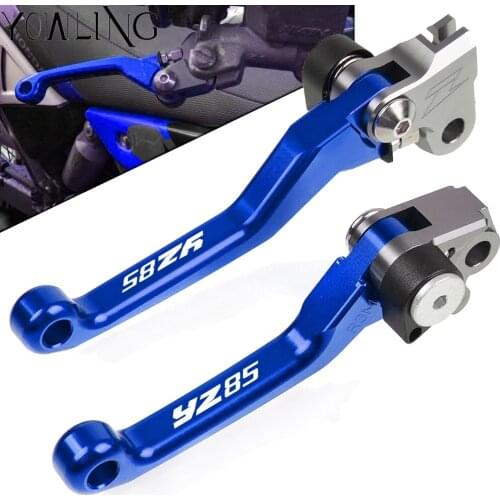 Motorbike CNC Folding Brake Clutch Lever For YAMAHA YZ85 2001 2002 2003 2004 2005 2006 2007 2008 2009 2010 2011 2012 2013 2014