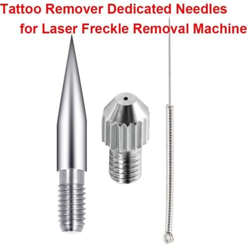 50Pcs Replace Needles For Tattoo Mole Removal Plasma Pen Freckle Dark Spot Remover Tool Round Fine Needles Caps Skin Care Tools