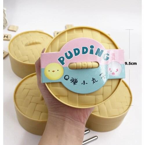 Squishy Pudding Steamed Stuffed Bun Antistress Entertainment Pop It Squeeze Toys Soft Sticky Stress Relief Funny Toys