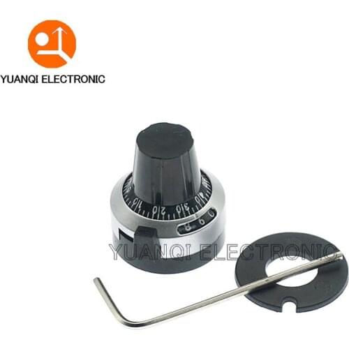 1PCS 3590S 6.35 mm precision scale knob potentiometer knob equipped with multi-turn potentiometer