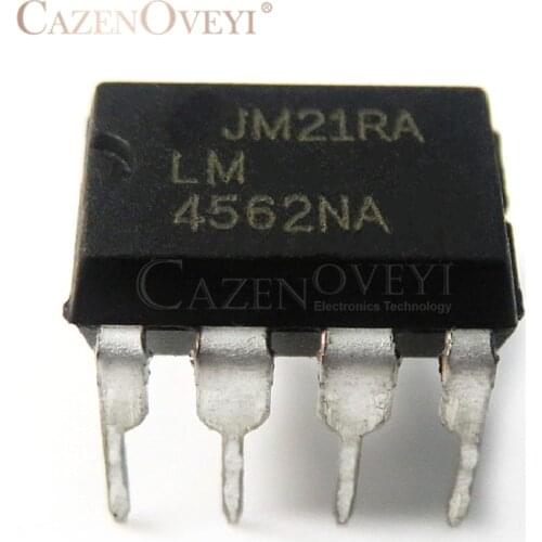 5pcs/lot LM4562NA LM4562 DIP-8 In Stock