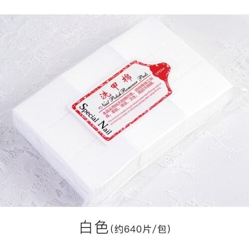 640PCS New Portable Nail Art Wipes Manicure Polish Wipes Cotton Lint Cotton Pads Paper Acrylic Gel Tips
