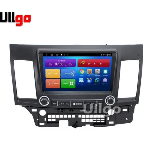 Android Octa Core Android Car DVD GPS for Mitsubishi Lancer 2007-2018 Car Stereo Multimedia Navi Car Head unit with Wifi 4G LTE