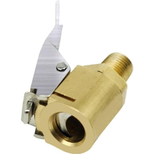 Car Tire Air Chuck Inflator Pump Valve Clip Hread Nozzle Adapter Car Pump Connector Accessories Fast Conversion Head Type 2021