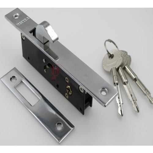 Strength Cross Key Hook Lock Shift Door Hook Lock Invisible Door Push Pull Shift Door Hidden Lock Alloy Frame Door Lock