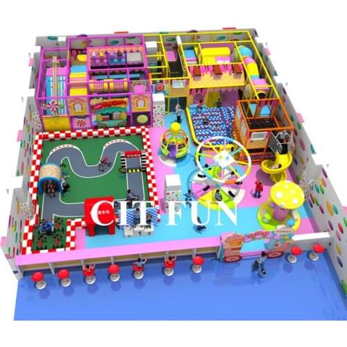 EU standard kids indoor playground , naughty castle for sale CIT-IN208A