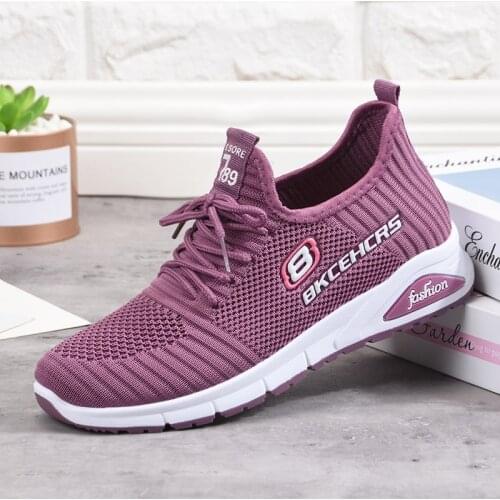 Summer New Women Casual Shoes Light Women Sports Running Shoes Mesh Breathable Women Sneakers Fashion Casual Shoes Large 36-42